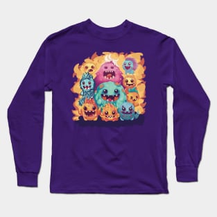 Cute monsters family Long Sleeve T-Shirt